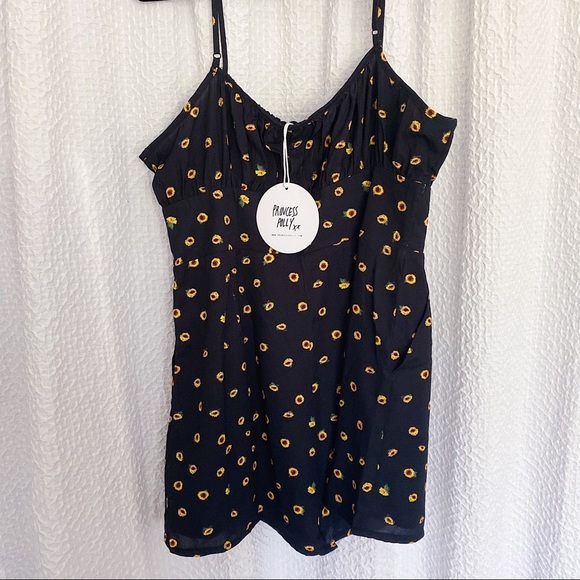 Princess polly playsuit - sunflowers size 12 - Picture 7 of 8